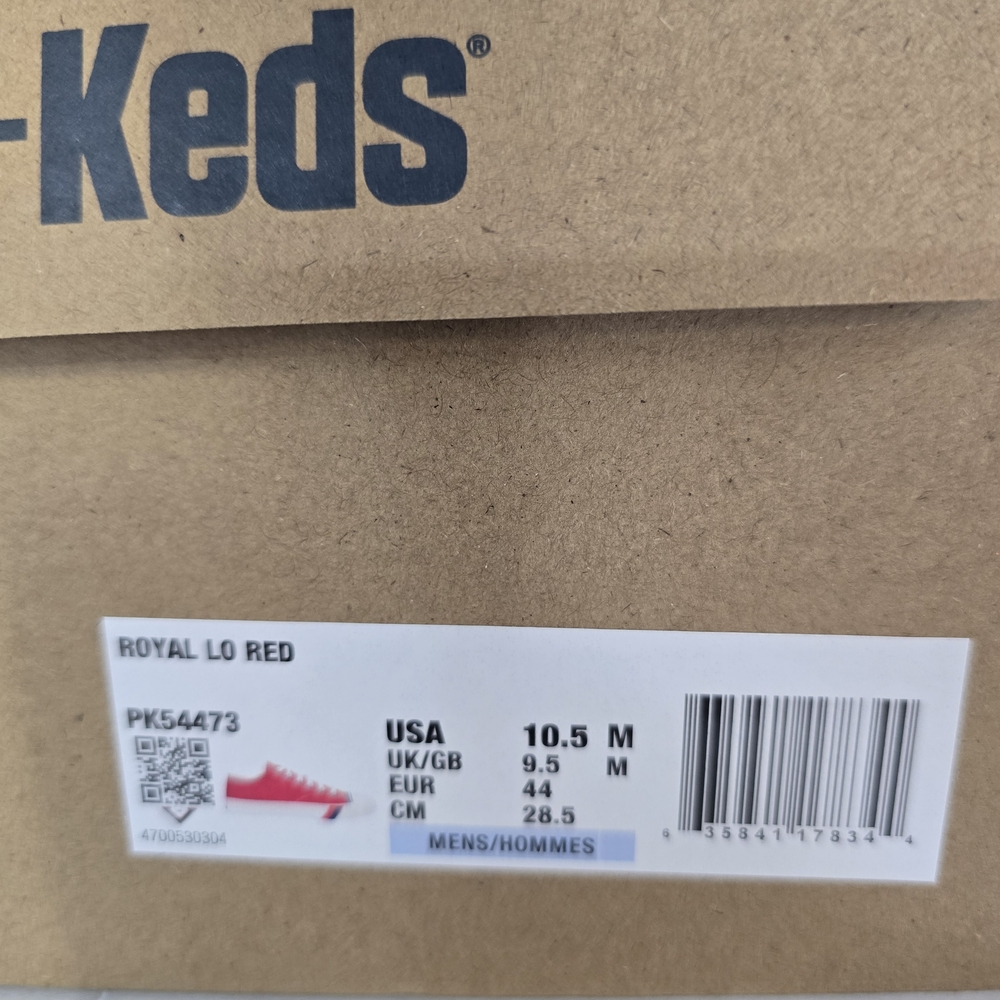 Keds Royal Lo Red Canvas Shoes